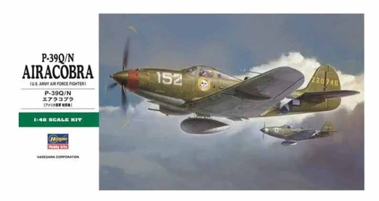 Hasegawa 19193 P-39Q/N Airacobra Истребитель ВВС США 1/48