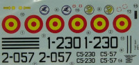 LF Model C7292 Decals F-86F Sabre over Spain Part II. (FUJI) 1/72