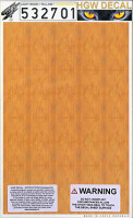 HGW 532701 Decal Light Wood/Yellow (transparent) BIG 1/32