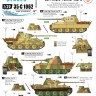 Star Decals 35-C1062 Befehlspanzer # 6. Bef.Pz.Kpfw. Panther Ausf.G 1/35