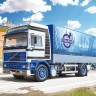 Italeri 03945 VOLVO F16 Globetrotter Canvas Truck with elevator 1/24