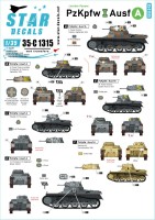 Star Decals 35-C1315 Pz.Kpfw.I Ausf.A. Poland, Norway, Eastern Front 1939-45 1/35