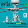 Reskit RSU35-067 AH-64E late Apache unfolded main rotor set 1 1/35