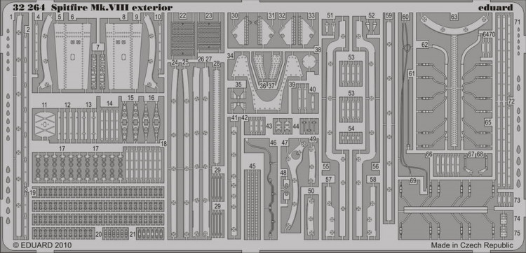 Eduard 32264 Spitfire Mk.VIII exterior