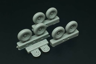 Brengun BRL72214 P-47N Wheels (3 type of pattern) 1/72