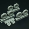 Brengun BRL72214 P-47N Wheels (3 type of pattern) 1/72