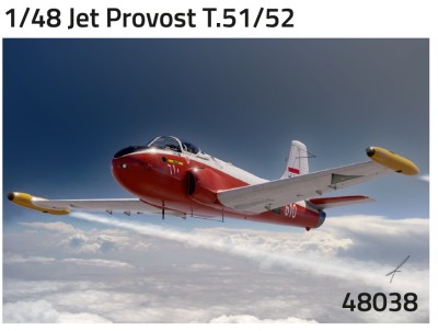 Fly model 48038 BAC Jet Provost T.51/52 1/48