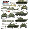 Star Decals 72-A1182 War in Angola # 2.T-54 and T-55 tanks.MPLA/FAPLA in 1970-80s.T-54B, T-55, T-55A and T-55AM 1/72