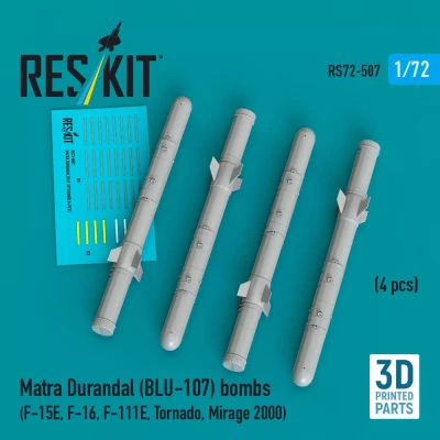 Reskit 72507 Matra Durandal (BLU-107) bombs (4 pcs.) 1/72