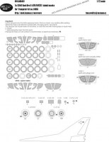 New Ware NWA-M0481 1/72 Mask Tu-22M2 Backfire B ADVANCED (TRUMP)