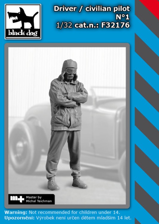 Black Dog F32176 Driver / civilian pilot NВ°1 1/32