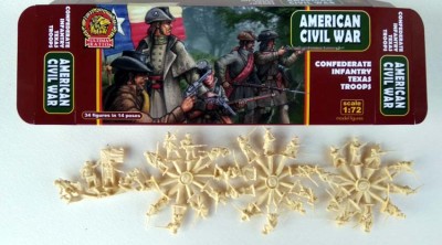 Ultima Ratio UR015 ACW/American Civil War Confederate Infantry Texas Troops 1/72