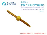 Quinta Studio QL32013 Деревянные пропеллеры Heine (Wingnut Wings) 1/32