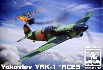 Brengun BRP72041 Yakovlev Yak-1 Aces (plastic kit) 1/72
