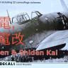 Rising Decals 72101 Decal Shiden & Shiden Kai (22x camo) 1/72