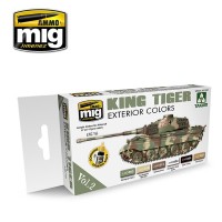 Ammo Mig 7166 Набор красок для Королевского Тигра экстерьер