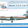 F-rsin Plastic FRP4064 Martin 202 - Lan Chile 1/144