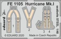 Eduard FE1105 1/48 Hurricane Mk.I seatbelts STEEL (AIRF)