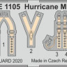 Eduard FE1105 1/48 Hurricane Mk.I seatbelts STEEL (AIRF)