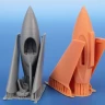 Planet Model PLT283 Tai-atari Yuyoku Funshindan Jap.Rocket Plane 1/48