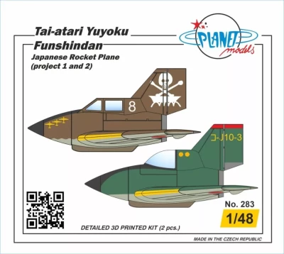 Planet Model PLT283 Tai-atari Yuyoku Funshindan Jap.Rocket Plane 1/48