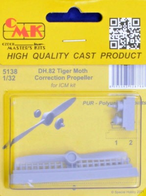 CMK 5138 DH.82 Tiger Moth Correction Propeller (ICM) 1/32