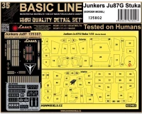 HGW 135802 Junkers Ju 87G Stuka (BORDER) BASIC LINE 1/35