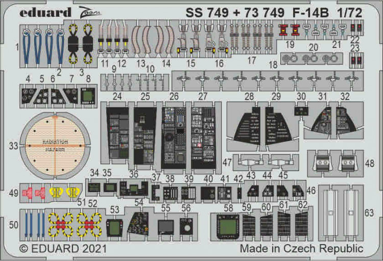 Eduard SS749 F-14B (G.W.H.) 1/72