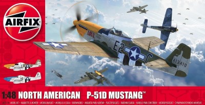 Airfix 05138 North-American P-51D Mustang (Filletless Tails) 1/48