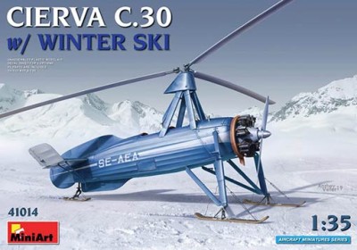 Miniart 41014 Cierva C.30 W/ Winter Ski 1/35