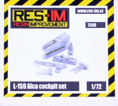 Res-Im RESIM7240 1/72 L-159 Alca cockpit set (KP)