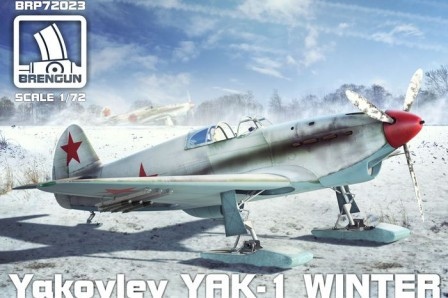 Brengun BRP72023 Yakovlev Yak-1 winter 1:72