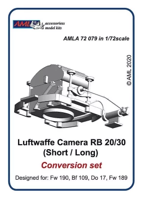 AML AMLA72079 Luftwaffe Camera RB 20/30 (Short/Long) 1/72