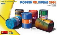 Miniart 24008 Modern Oil Drums 200L 1/24