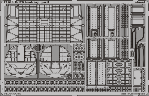 Eduard 72516 B-17G bomb bay