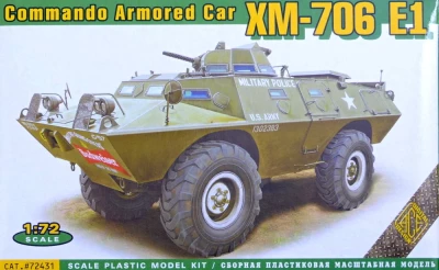 Ace Model 72431 XM-706 E1 Commando Armored Car 1/72