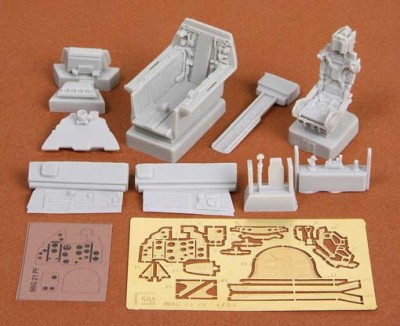 Sbs Model 48040 Mig-21 PF cockpit set 1/48
