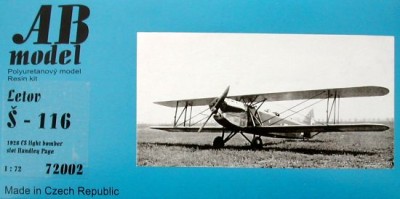 AB MODEL ABMOD72002 1/72 Letov S-116