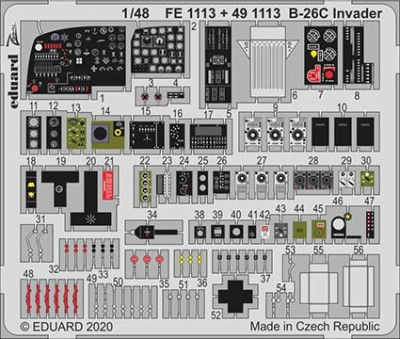 Eduard FE1113 1/48 B-26C Invader (ICM)