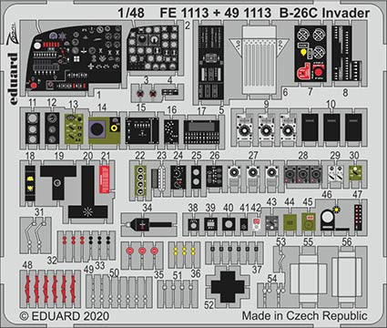 Eduard FE1113 1/48 B-26C Invader (ICM)