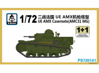 S-Model PS720141 UE AMX Casemate 7.5mm MAC-31 MG 1+1 Quickbuild 1/72