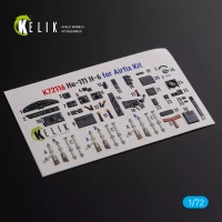 Reskit K72116 He-111 H6 Interior 3D (AIRF) 1/72