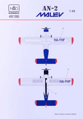 HAD 48186 Decal AN-2 Mal?v Aero Club 1/48
