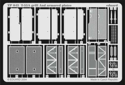Eduard TP043 T-55A grill and armoured plates TAM