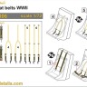 Metallic Details MDP72006 USAF seat belts WWII 1/72