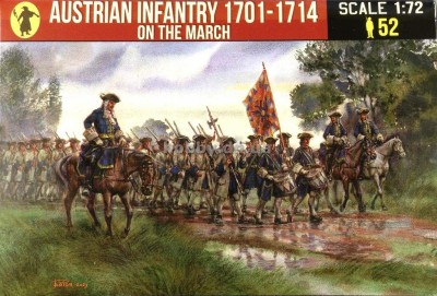 Strelets STR26072 Austrian Infantry 1701-1714 on the March 1/72