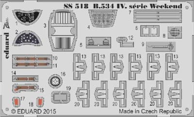Eduard SS518 Avia B.534 IV. serie Weekend S.A.