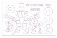 KV Models 72190 Blenheim Mk.I/Mk.IF (AIRFIX #A04016,#A04059) + маски на диски и колеса AIRFIX 1/72