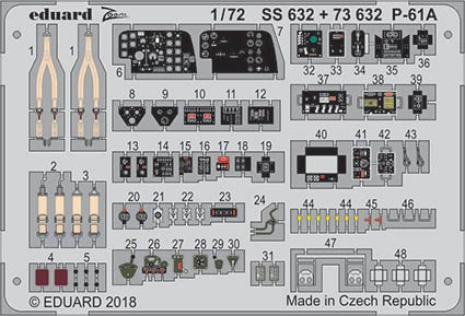 Eduard SS632 P-61A 1/72