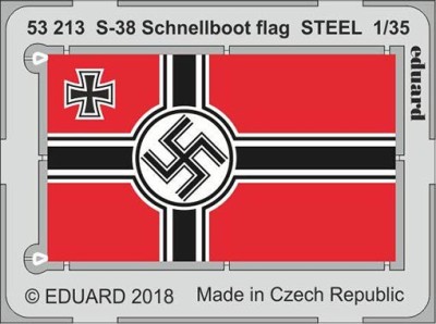Eduard 53213 S-38 Schnellboot flag STEEL 1/35